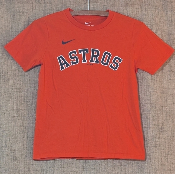 Nike Other - Nike Orange Astros Short Sleeve Tee Youth 10/12